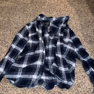 abercrombie flannel size m